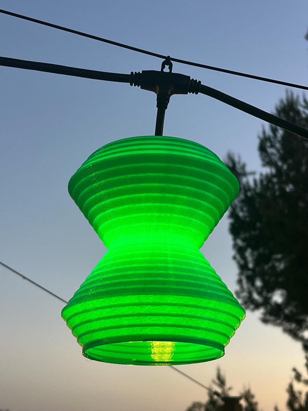 Whimsical Outdoor String Light Lantern Covers | Whirl | 6 Colors